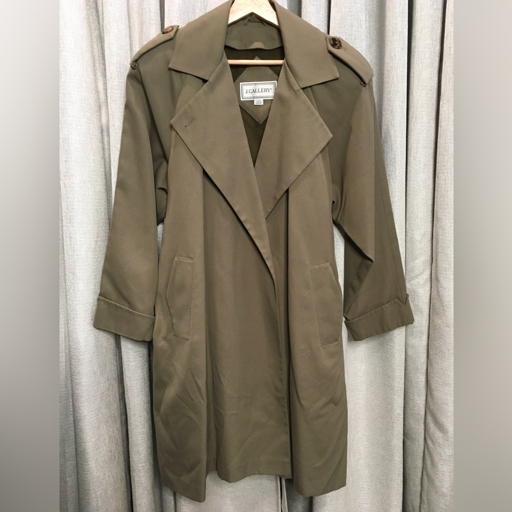 J. Gallery Trench Zip In/Out Liner Size 8